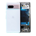 Back Housing Compatible For Google Pixel 7 (Sub-6) (Genuine OEM) (Snow)