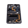 Main OLED Assembly With Frame Compatible For Motorola Moto Razr Plus / Razr 40 Ultra (XT2321-3 / 2023) (Refurbished) (Infinite Black)