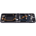 Main OLED Assembly With Frame Compatible For Motorola Moto Razr Plus / Razr 40 Ultra (XT2321-3 / 2023) (Refurbished) (Infinite Black)