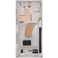 OLED Assembly With Frame Compatible For Samsung Galaxy S23 Ultra (US & International) (Aftermarket Plus) (Cream)