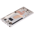 OLED Assembly With Frame Compatible For Samsung Galaxy S23 Ultra (US & International) (Aftermarket Plus) (Cream)