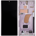 OLED Assembly With Frame Compatible For Samsung Galaxy S23 Ultra (US & International) (Aftermarket Plus) (Lavender)