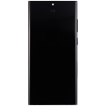OLED Assembly With Frame Compatible For Samsung Galaxy S22 Ultra 5G (Service Pack) (Graphite)