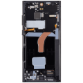 OLED Assembly With Frame Compatible For Samsung Galaxy S22 Ultra 5G (Service Pack) (Graphite)