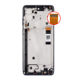 LCD Assembly With Frame Compatible For Motorola Moto G Stylus 5G (XT2215 / 2022) (Refurbished) (Steel Blue)