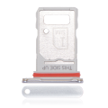 Dual Sim Card Tray Compatible For Motorola Edge 20 Pro (XT2153-1 / 2021) (Iridescent Cloud)