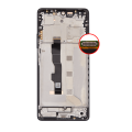 OLED Assembly With Frame Compatible For Xiaomi Redmi Note 13 5G (Refurbished) (Black)
