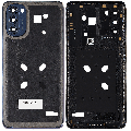 Mid-Frame Housing With Camera Lens Compatible For Motorola Moto G 5G (XT2213 / 2022) (Moonlight Gray)