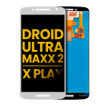 LCD Assembly Without Frame Compatible For Motorola Droid Ultra Maxx 2 / Moto X Play (XT1562 / 2015) (Refurbished) (White)