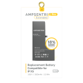 Extended Capacity Replacement Battery Compatible For iPhone XS (AmpSentrix Pro Extended)