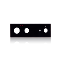 Back Camera Lens (Glass Only) With Adhesive Compatible For Google Pixel 6  (Aftermarket Plus) (Stormy Black)