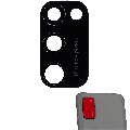Back Camera Lens (Glass Only) With Adhesive Compatible For Samsung Galaxy A41 (A415 / 2020)
