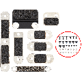 Full Set Small Metal Bracket And Screw Set Compatible For MacBook Pro 14" (A2442 / Late 2021)
