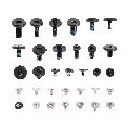 Full Set Small Metal Bracket And Screw Set Compatible For MacBook Pro 14" (A2442 / Late 2021)