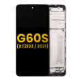 LCD Assembly With Frame Compatible For Motorola Moto G60S (XT2133 / 2021) (Refurbished) (Black)