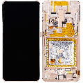 OLED Assembly With Frame Compatible For Samsung Galaxy A80 (A805 / 2019) (Angel Gold) (Refurbished)