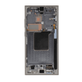 OLED Assembly With Frame Compatible For Samsung Galaxy S24 Ultra (US & International Version) (Aftermarket Plus) (Titanium Gray)
