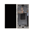 OLED Assembly With Frame Compatible For Samsung Galaxy S24 Ultra (US & International Version) (Aftermarket Plus) (Titanium Gray)