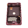 OLED Assembly With Frame Compatible For Samsung Galaxy S20 FE 4G / 5G (Refurbished) (Cloud Red) 