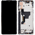 OLED Assembly With Frame Compatible For Motorola Moto G Stylus 5G (XT2419 / 2024) (Refurbished) (Caramel Latte)
