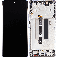 OLED Assembly With Frame Compatible For Xiaomi Redmi Note 13 Pro Plus (Refurbished) (Purple)