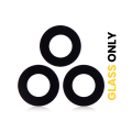 Back Camera Lens (Glass Only) With Adhesive Compatible For Motorola One 5G (XT2075-1 / 2020) (3 Piece Set)