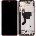 OLED Assembly With Frame Compatible For Motorola Moto G Stylus 5G (XT2419 / 2024) (Refurbished) (Scarlet Wave)