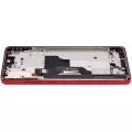 OLED Assembly With Frame Compatible For Motorola Moto G Stylus 5G (XT2419 / 2024) (Refurbished) (Scarlet Wave)