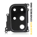 Back Camera Lens With Bracket Compatible For OnePlus Nord N10 5G (Midnight Ice)