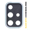 Back Camera Lens With Cover Bezel Ring Compatible For Samsung Galaxy A71 4G (A715 / 2020)  (Prism Crush Blue)