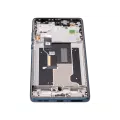 OLED Assembly With Frame Compatible For Motorola Moto Edge 50 Fusion 5G (XT2429 / 2024) (Refurbished) (Forest Blue)
