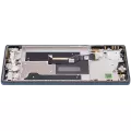 OLED Assembly With Frame Compatible For Motorola Moto Edge 50 Fusion 5G (XT2429 / 2024) (Refurbished) (Forest Blue)