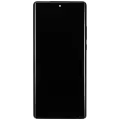 OLED Assembly With Frame Compatible For Motorola Edge 30 Ultra (XT2201 / 2022) (Refurbished) (Interstellar Black)