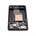 OLED Assembly With Frame Compatible For Motorola Edge 30 Ultra (XT2201 / 2022) (Refurbished) (Interstellar Black)