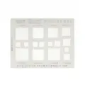Multi-Function Universal BGA Reballing Stencil 0.3 / 0.35 / 0.4 / 0.5 (0.12MM) (Amaoe)