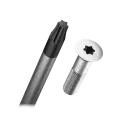 Kraftform Micro Precision Tamper-proof Torx screwdriver TX10 X 60 MM (2067) (Wera) 