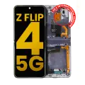 Inner OLED Assembly With Frame Compatible For Samsung Galaxy Z Flip 4 5G (US & International Version) (Refurbished) (Bora Purple)