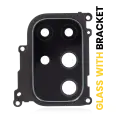Back Camera Lens With Bracket Compatible For OnePlus Nord N10 5G (Midnight Ice)