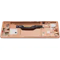 OLED Assembly With Frame Compatible For Motorola Moto Edge 50  (XT2407-3 / 2024) (Refurbished) (Peach Fuzz)