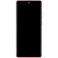 OLED Assembly With Frame Compatible For Motorola Moto G85 (XT2427-3 / 2024) (Refurbished) (Magenta)