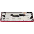 OLED Assembly With Frame Compatible For Motorola Moto G85 (XT2427-3 / 2024) (Refurbished) (Magenta)