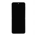 Inner OLED Assembly With Frame Compatible For Samsung Galaxy Z Flip 6 5G (US & International) (Refurbished) (Silver Shadow)