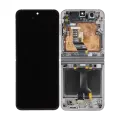 Inner OLED Assembly With Frame Compatible For Samsung Galaxy Z Flip 6 5G (US & International) (Refurbished) (Silver Shadow)
