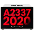 Complete LCD Display Assembly Compatible For MacBook Air 13" Retina (A2337 / Late 2020) (M1) (Aftermarket Plus) (Silver)