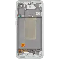 OLED Assembly With Frame Compatible For Samsung Galaxy A56 5G (A566 / 2025) (Refurbished) (Olive)