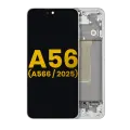 OLED Assembly With Frame Compatible For Samsung Galaxy A56 5G (A566 / 2025) (Refurbished) (Olive)