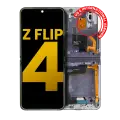Inner OLED Assembly With Frame Compatible For Samsung Galaxy Z Flip 4 5G (US & International Version) (Refurbished) (Bora Purple)