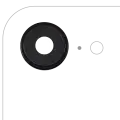 Back Camera Lens With Bracket & Bezel Compatible For iPhone 16e (Black) (Premium)