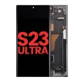 OLED Assembly With Frame Compatible For Samsung Galaxy S23 Ultra (US & International) (Aftermarket Plus) (Green)