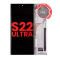 OLED Assembly With Frame Compatible For Samsung Galaxy S22 Ultra 5G (US & International Version) (Aftermarket Plus) (Phantom White)